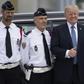 President Donald Trump, seen here as he prepared to return home from France last week, seems unable to get members of his party to fall into line