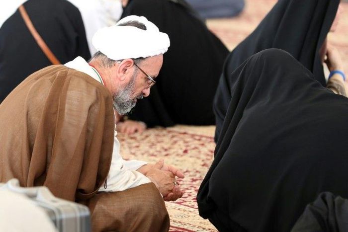 Iranian pilgrims wait at Jeddah airport in Saudi Arabia on August 27, 2017, ahead of the annual hajj pilgrimage to the holy city of Mecca