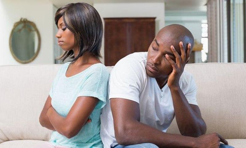An unhappy couple