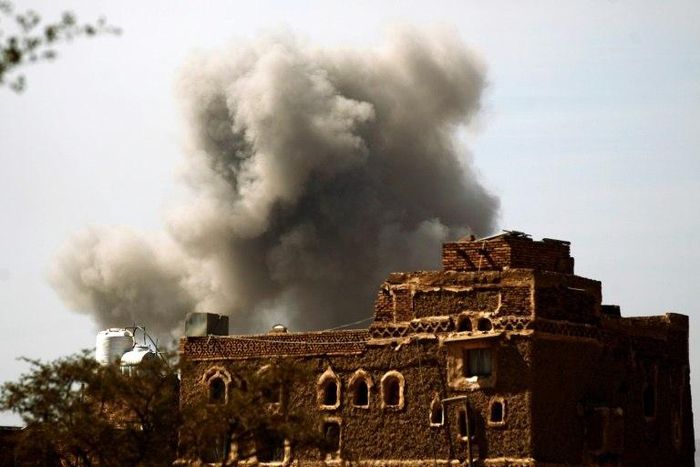 A Saudi-led coalition has repeatedly targeted Yemen's capital Sanaa with air strikes