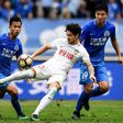 Brazil's Alexandre Pato (centre) in action for Chinese Super League side Tianjin Quanjian
