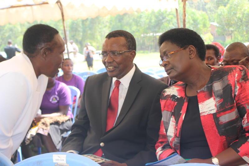 File image of CJ Maraga and his wife Yukabeth Nyaboke