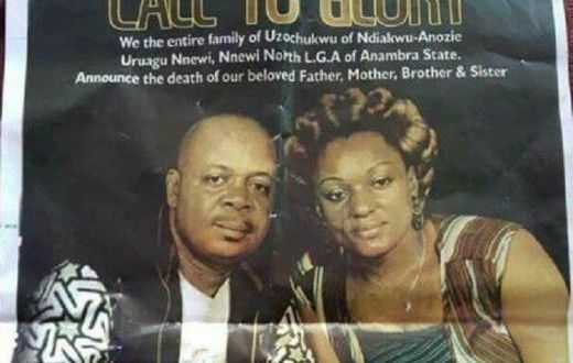 The late Jonas and Chinyere Uzochukwu