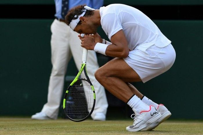 Just weeks after winning his 10th French Open title, Rafael Nadal was condemned to his fifth exit before the quarter-finals in his last five visits to Wimbledon