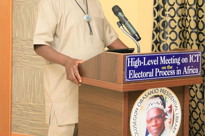 Special AU envoy Raila Odinga during visit to Nigeria