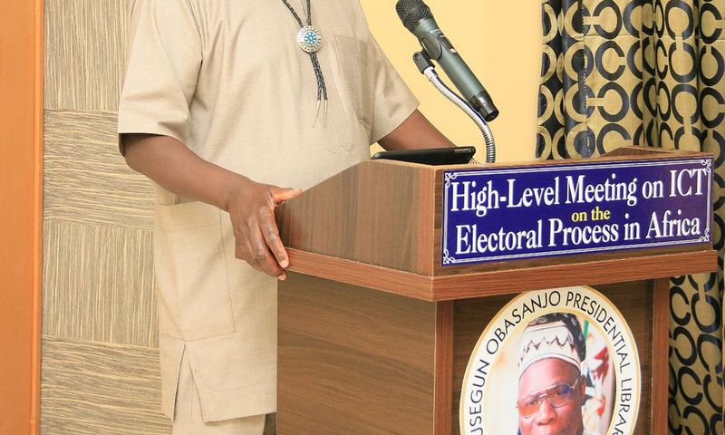 Special AU envoy Raila Odinga during visit to Nigeria