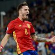 Spain midfielder Saul Niguez in action during the European Under-21 Championships in Poland, on July 27, 2017