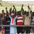 Relatives and friends pay homage to victims of the June 18 terrorist attack at the Campement Kangaba resort, close to Bamako.