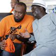 Governor Hassan Joho and Raila Odinga