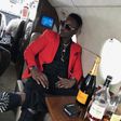 Dammy Krane in the private jet