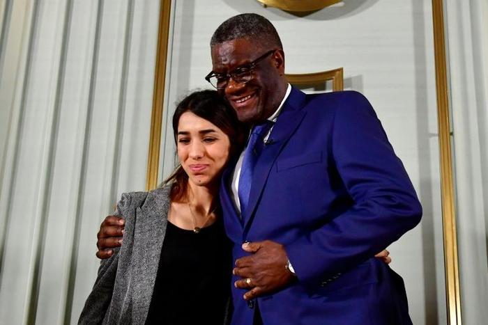 Murad and Mukwege will be jointly presented with the prize in Oslo on Monday for "their efforts to end the use of sexual violence as a weapon of war and armed conflict"   