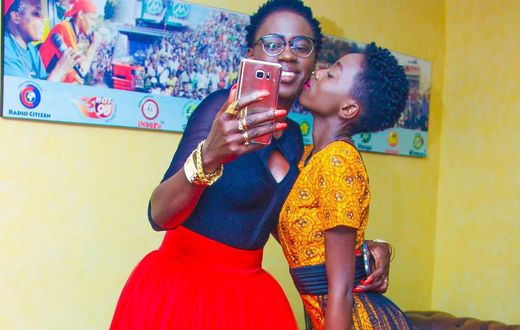 Akothee with daughter Rue Baby