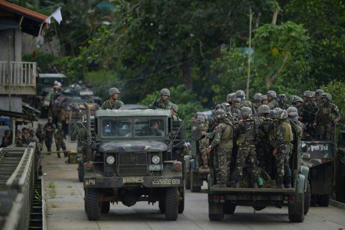 Philippine President Duterte imposed military rule across the insurgency-wracked region of Mindanao on May 23