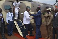 Uhuru at Raila's Bondo Home for Breakfast
