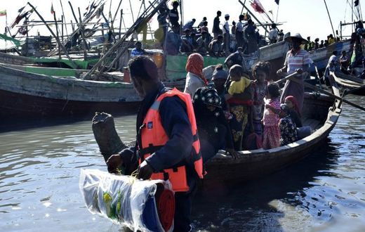 Rohinghya stopped at sea trying to flee Myanmar are returned, often destitute after paying traffickers, to the camps they left