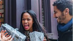 If your partner is one who gets excited when they get gifts, then ensure to always make them happy. [Credit: HuffPost Canada]