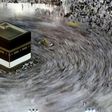 This long exposure photograph shows Muslim pilgrims circumambulating the Kaaba, Islam's holiest shrine, at the Grand Mosque in Saudi Arabia's holy city of Mecca on August 27, 2017, prior to the start of the annual Hajj pilgrimage