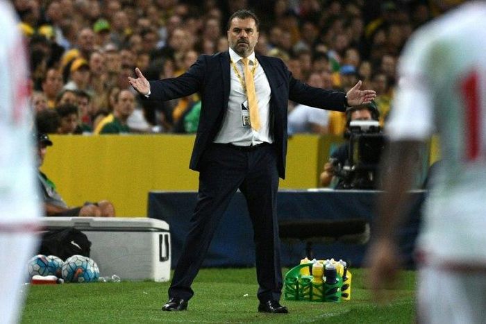 Australia's coach Ange Postecoglou has praised Tom Rogic for his thunderous strike that give the Australians a 3-2 win over Saudi Arabia