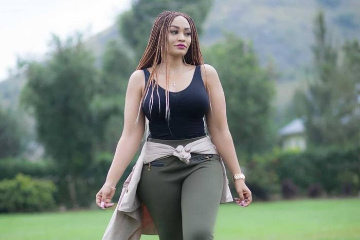 Zari Hassan in Uganda