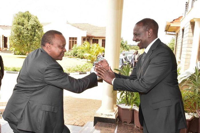 President Uhuru Kenyatta with DP William Ruto