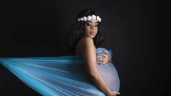 Actress Bridget Achieng during her Baby Bump Shoot