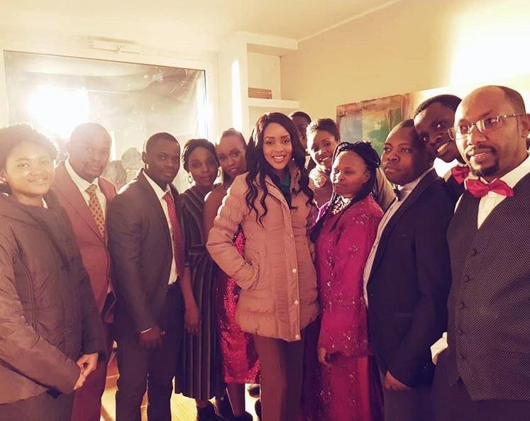 Joy Muthengi meets Kenyans living in Italy