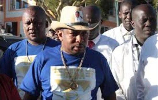 Nairobi Governor Mike Sonko. Sonko  visited prisoners at Kamiti Maximum Prison and gifted tem with exam materials.