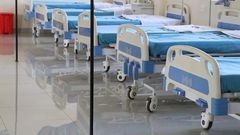 Beds at the newly opened Makueni Mother & Child Hospital in Wote