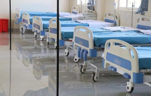 Beds at the newly opened Makueni Mother & Child Hospital in Wote