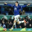 Everton's Ross Barkley, at the centre of the controversy involving The Sun, pictured in February