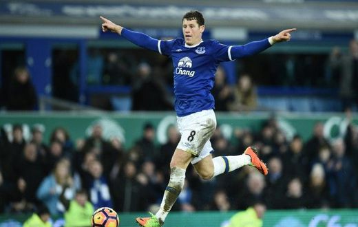 Everton's Ross Barkley, at the centre of the controversy involving The Sun, pictured in February