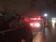 The scene of the accident