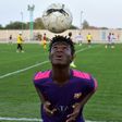Mohamed Diaby, a 16-year-old from Ivory Coast who hopes to migrate to Europe, training with Nassara Agadez, a team in Niger's second division