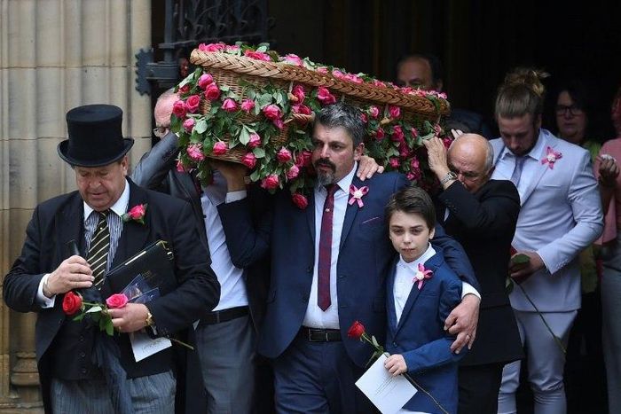 During the funeral service her former headteacher paid tribute to Saffie Rose Roussos as "ambitious, good-humoured, loving and passionate"
