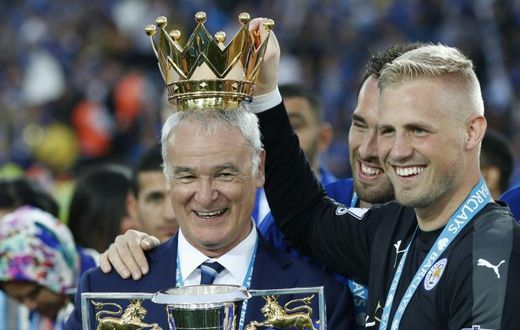 Claudio Ranieri won the Premier League title as Leicester manager in the 2015/16 season
