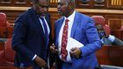 DPP Noordin Haji with DCI boss George Kinoti. The two are part of a multi-agency team investigating high level corruption cases