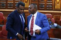 DPP Noordin Haji with DCI boss George Kinoti. The two are part of a multi-agency team investigating high level corruption cases