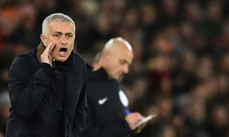 Jose Mourinho has all but given up hope of Manchester United finishing the year in the top four