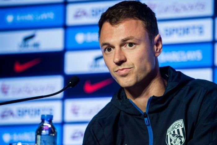 Manchester City is expected to pursue a deal for West Brom player Jonny Evans, pictured in July 2017, but Man City coach Pep Guardiola says that signing Evans is "not make-or-break" for the team