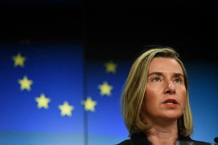 EU diplomatic chief Frederica Mogherini pleaded with Belgrade and Pristina to persevere with talks, saying their hopes of joining the EU depended on progress -- as did the stability of the region