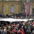 Protesters have in recent years gathered in support of stripping the name of late Yugoslav communist leader Josip Broz Tito from a prominent square in Croatia's capital