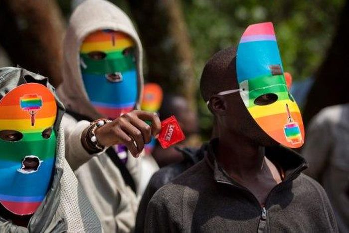 LGBTI advocates during a past pride march