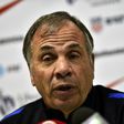 US national coach Bruce Arena speaks during a press conference before a training session at the Rommel Fernandez stadium in Panama City, on March 27, 2017