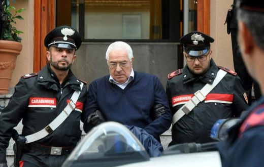 Police arrested Settimino Mineo, 80, and at least 45 others in Sicily last Tuesday just before he was due to be officially anointed the new 'boss of bosses' at a reconvened Mafia Commission or Cupola