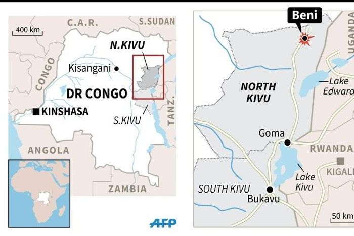 "The Kangwayi prison in Beni was attacked at 3:30 pm (1330 GMT) by assailants whose identity is not yet known," Julien Paluku, governor of North Kivu province, told reporters
