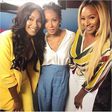 DJ Cuppy and Charlotte Kamale with Jada Pinkett-Smith