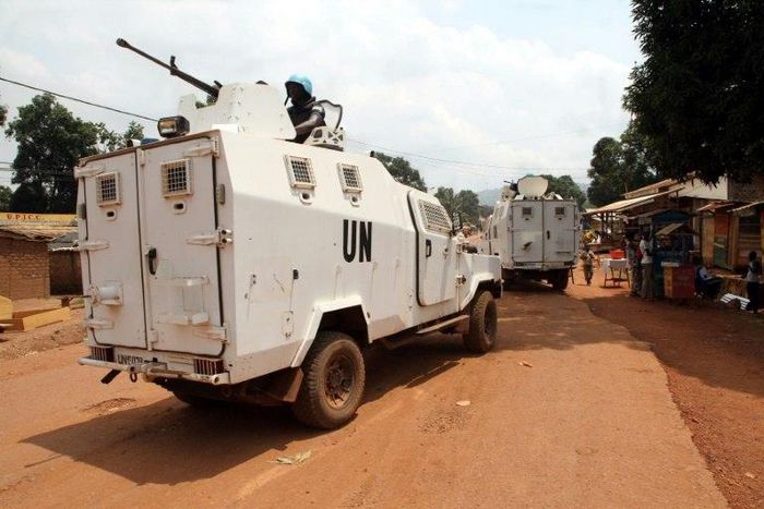 The UN mission has some 12,000 troops in the Central African Republic