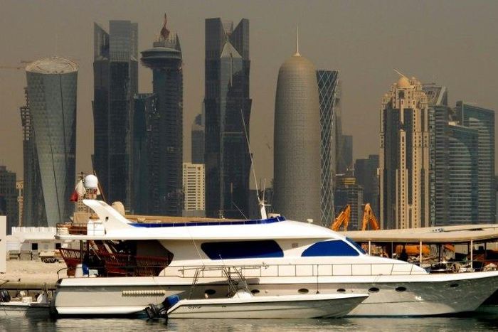 The skyline of Qatari capital Doha, pictured in 2012