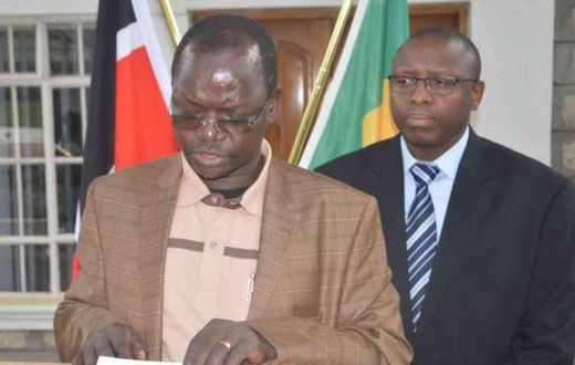 File image of West Pokot Governor John Lonyangapuo.