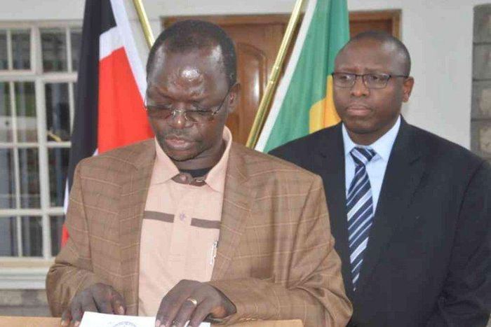 File image of West Pokot Governor John Lonyangapuo.